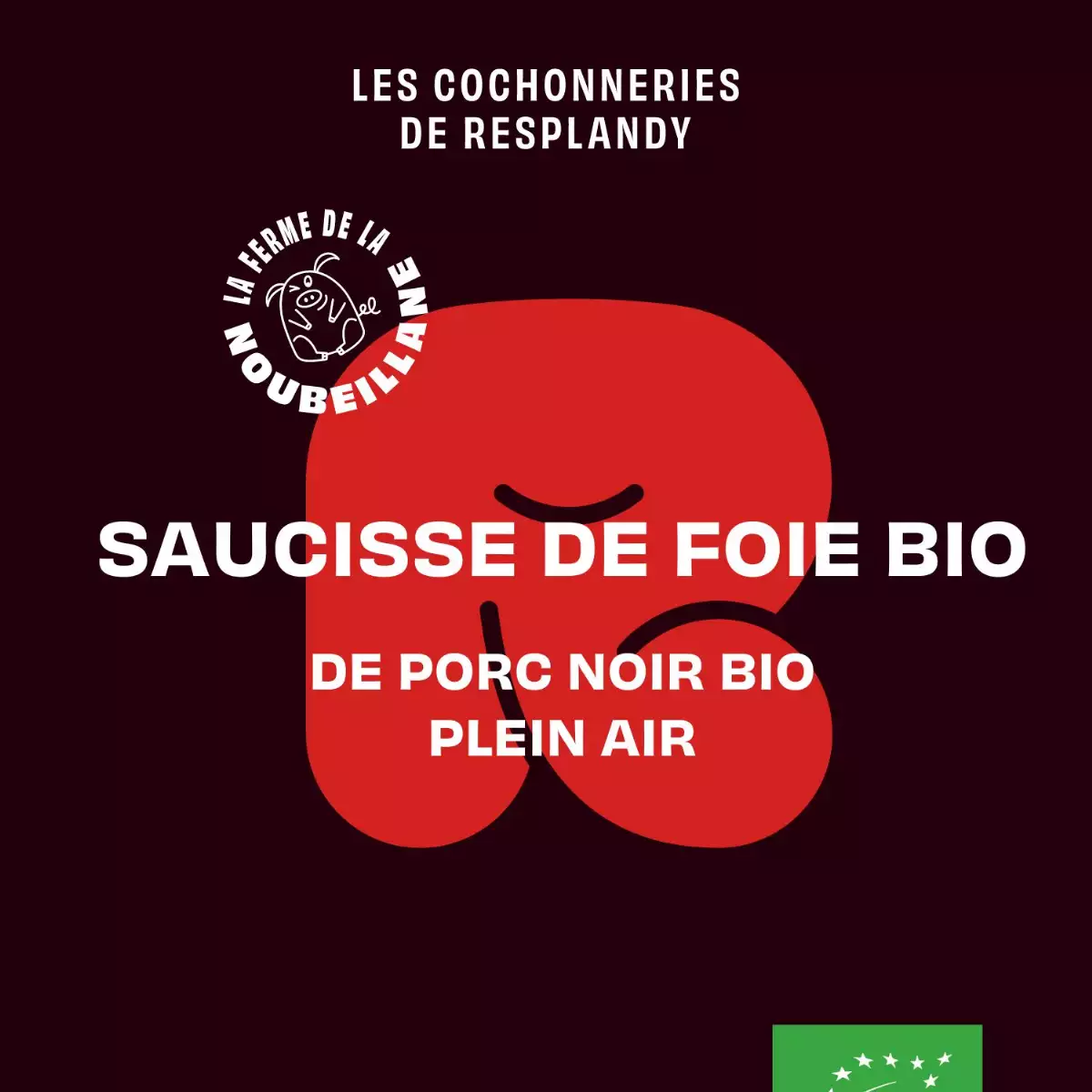 Saucisse de Foie de Porc Noir BIO