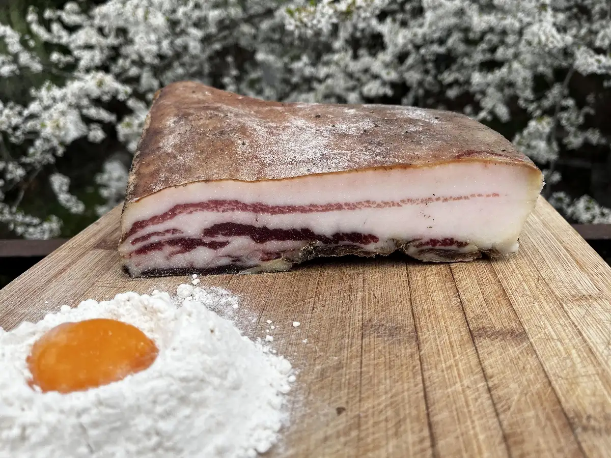 Poitrine Séchée de Porc Noir Bio - 500g